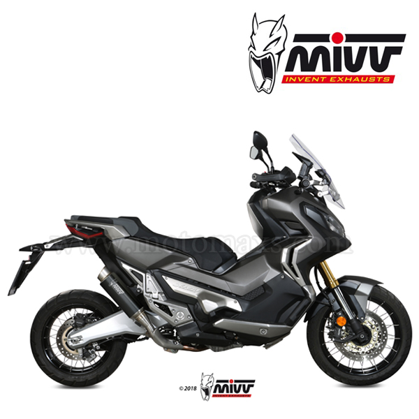 Escape MIVV "GP PRO Black" Slip-On (Acero) X-ADV 750 (HOM.)
