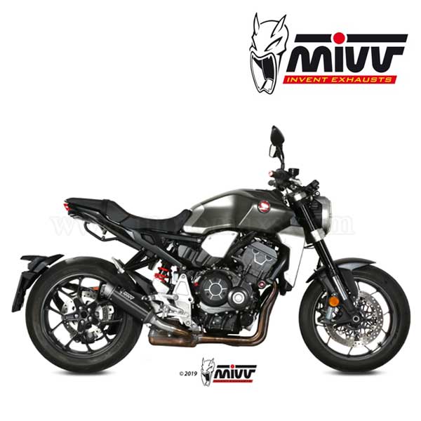 Escape MIVV "GP PRO Black" Slip-On (Acero) Honda CB1000R (HOM.)
