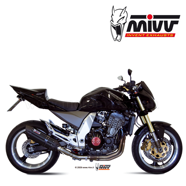Escape MIVV "Suono Black" Slip-On (Acero) Kawasaki Z 1000 (HOM.)
