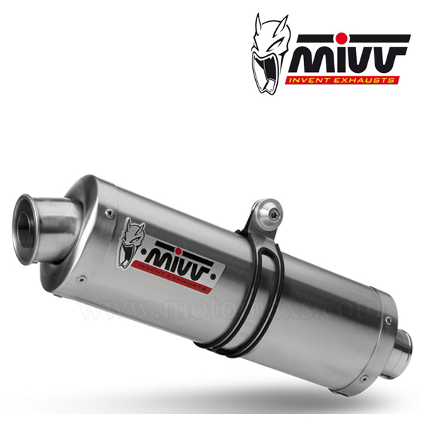 Escape MIVV "Oval" Slip-On (Acero) Kawasaki Z 1000 (HOM.)