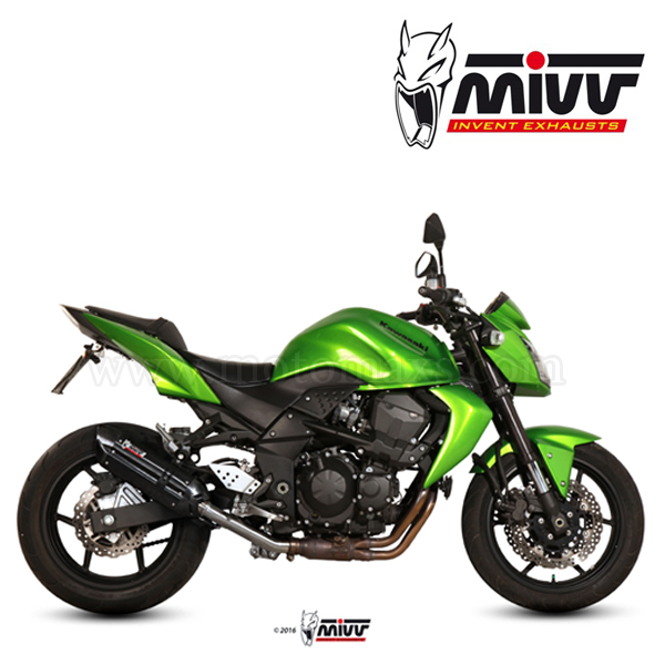 Escape MIVV "Suono Black" Slip-On (Acero) Kawasaki Z 750 (HOM.)