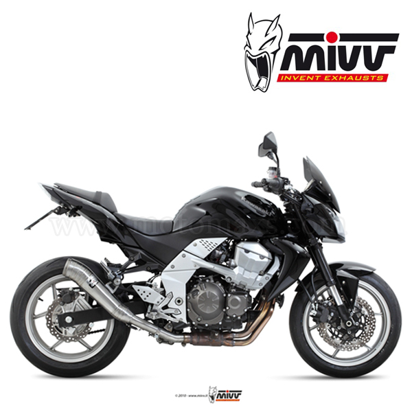 Escape MIVV "Ghibli" Slip-On (Acero) Kawasaki Z 750 (HOM.)