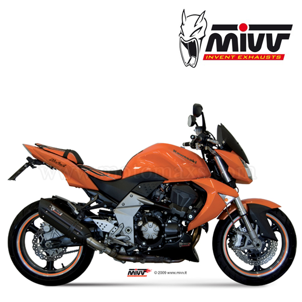 Escape MIVV "Suono Black" Slip-On (Acero) Kawasaki Z 1000 (HOM.)