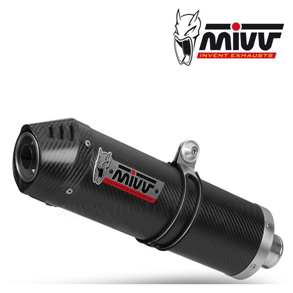 Escape MIVV "Oval" Slip-On (Carbono) Kawasaki Z 1000 (HOM.)