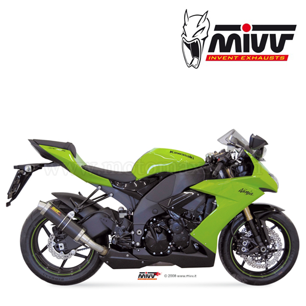 Escape MIVV "GP" Slip-On (Carbono) Kawasaki Ninja ZX-10 R (HOM.)