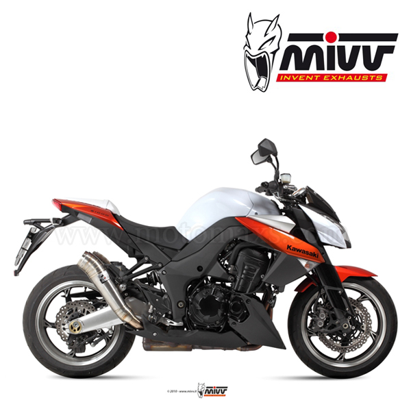 Escape MIVV "Ghibli" Slip-On (Acero) Kawasaki Z 1000 (HOM.)