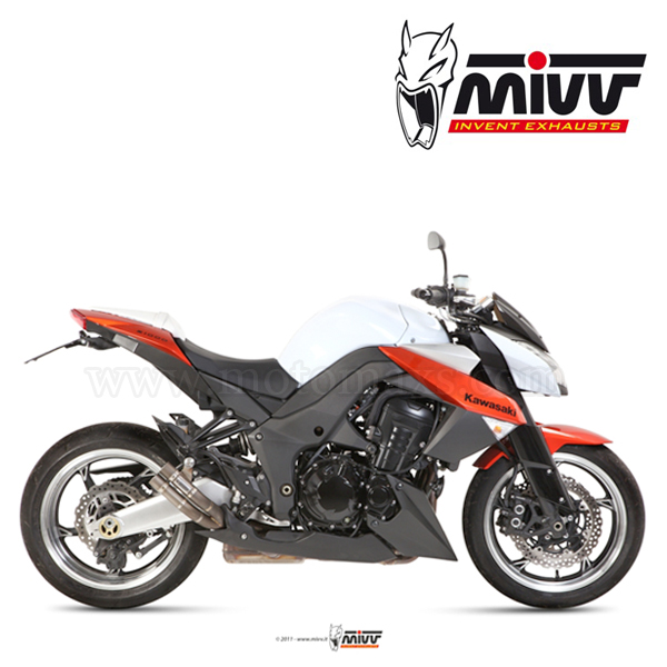 Escape MIVV "Double Gun" Slip-On (Titanio) Kawasaki Z 1000