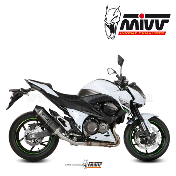 Escape MIVV "Speed Edge Black" Slip-On (Acero) Z 800 (HOM.)