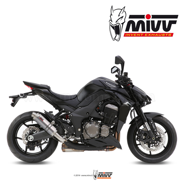 Escape MIVV "GP" Slip-On (Titanio) Kawasaki Z 1000 (HOM.)