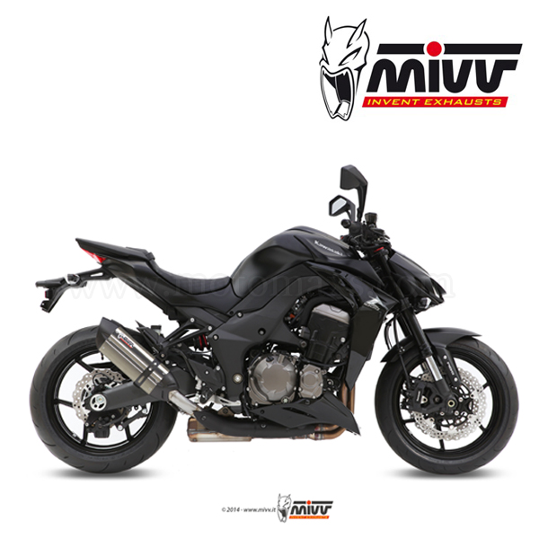 Escape MIVV "Suono" Slip-On (Acero) Kawasaki Z 1000 (HOM.)