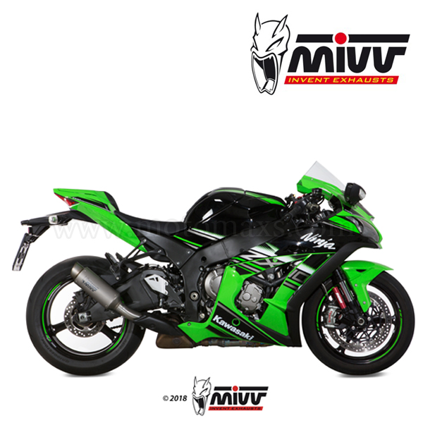 Escape MIVV "GP PRO" Slip-On (Titanio) Ninja ZX-10 R (HOM.)