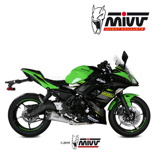 Escape Completo MIVV "Delta Race" (Acero) Kawasaki Z 650