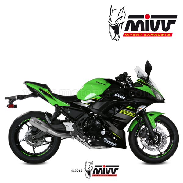 Escape Completo MIVV "MK3" (Acero) Kawasaki Ninja 650 R