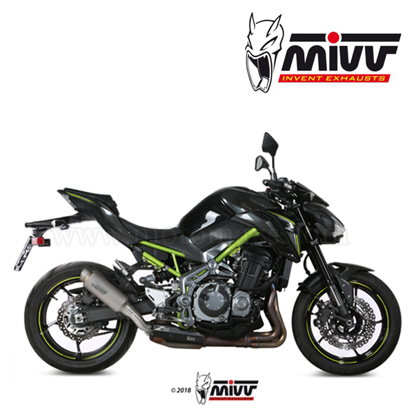 Escape MIVV "GP PRO" Slip-On (Titanio) Kawasaki Z 900 (HOM.)