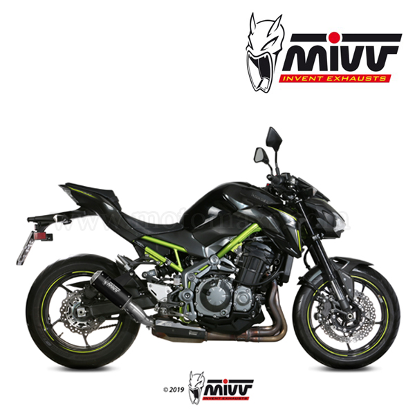 Escape MIVV "MK3 Black" Slip-On (Acero) Kawasaki Z 900 (HOM.)