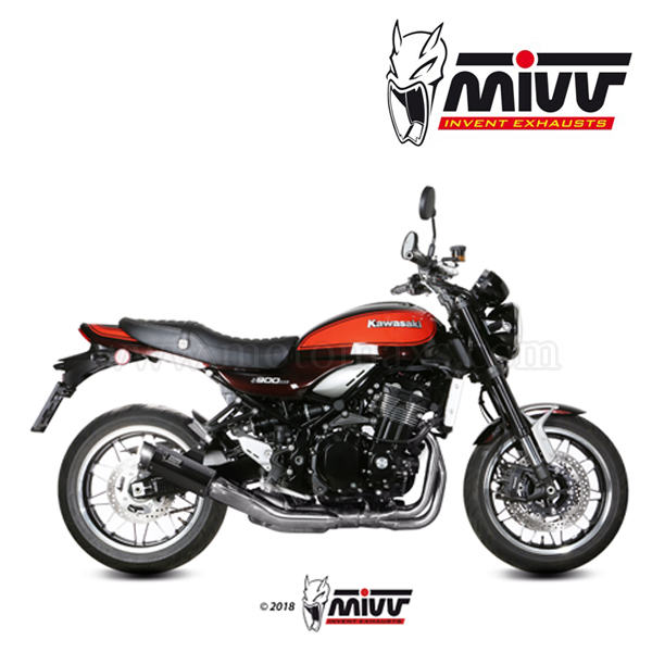 Escape MIVV "GP PRO" Slip-On (Carbono) Kawasaki Z 900 RS (HOM.)