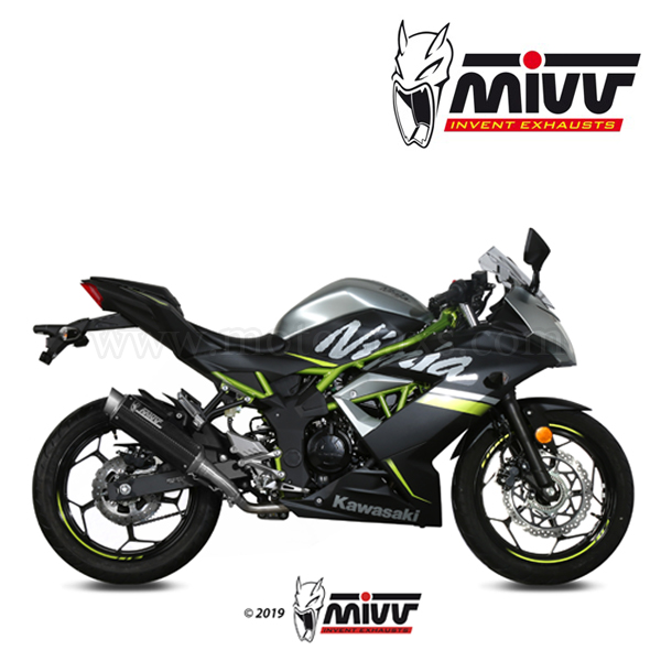Escape MIVV "GP PRO" Slip-On (Carbono) Kawasaki Z 125 (HOM.)