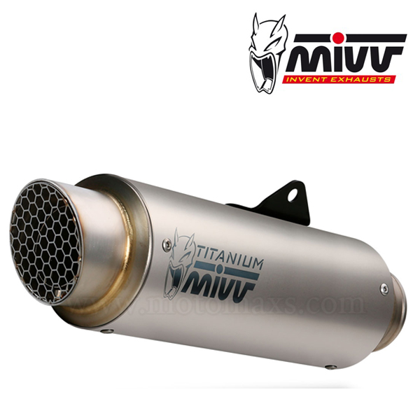 Escape MIVV "GP PRO" Slip-On (Titanio) Ninja 125 R (HOM.)