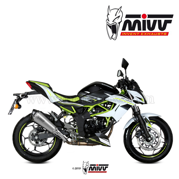 Escape MIVV "Delta Race" Slip-On (Acero) Ninja 125 R (HOM.)