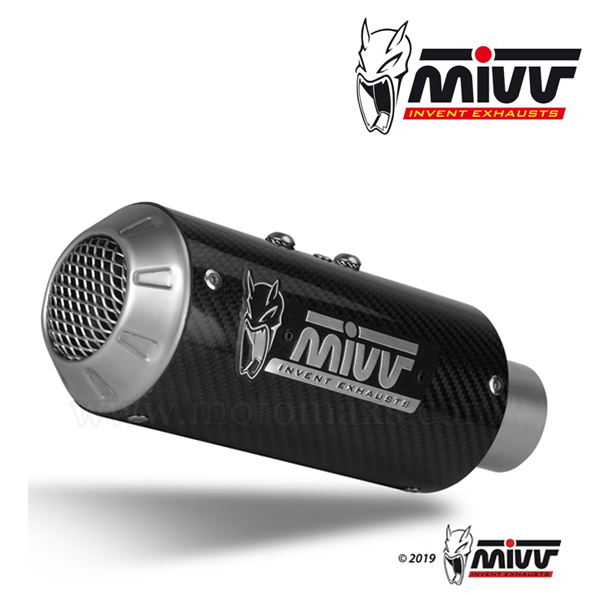 Escape MIVV "MK3" Slip-On (Carbono) Ninja 125 R