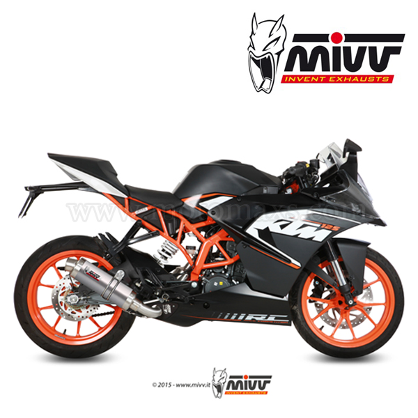 Escape Completo MIVV "GP" (Titanio) KTM RC 125 (HOM.)