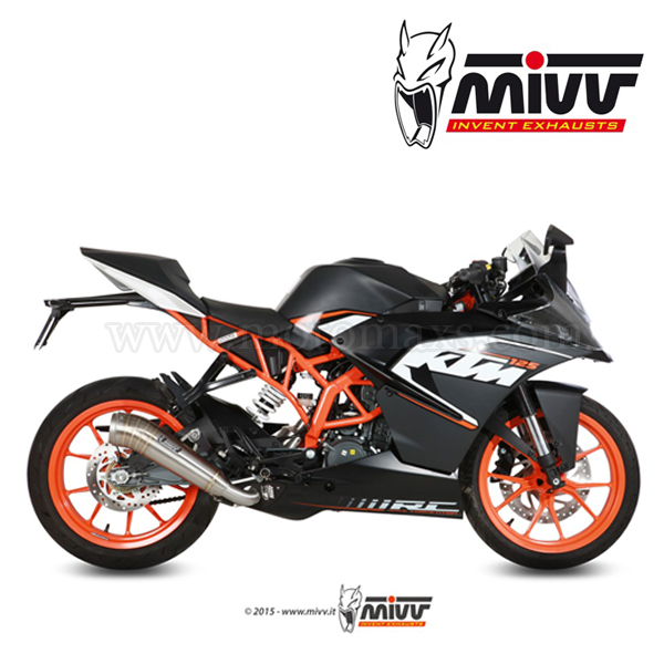 Escape Completo MIVV "Ghibli" (Acero) KTM RC 125