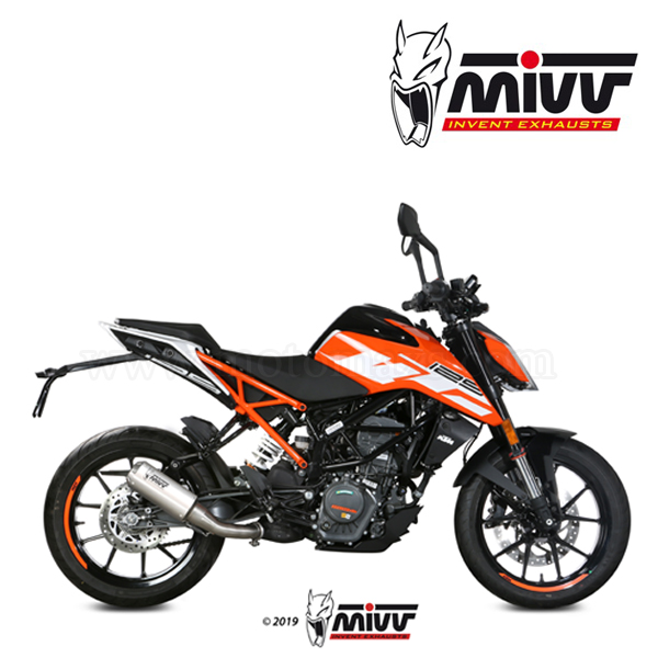 Escape MIVV "MK3" Slip-On (Acero) KTM Duke 125