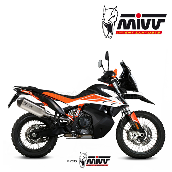 Escape MIVV "Speed Edge" Slip-On (Acero)KTM Adventure 790(HOM.)