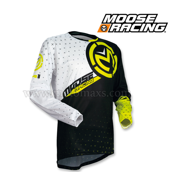 Camiseta Cross / Enduro MOOSE RACING M1 Negro