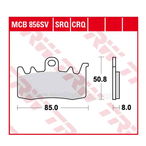Pastillas Freno TRW MCB856CRQ Hyper-Carbono