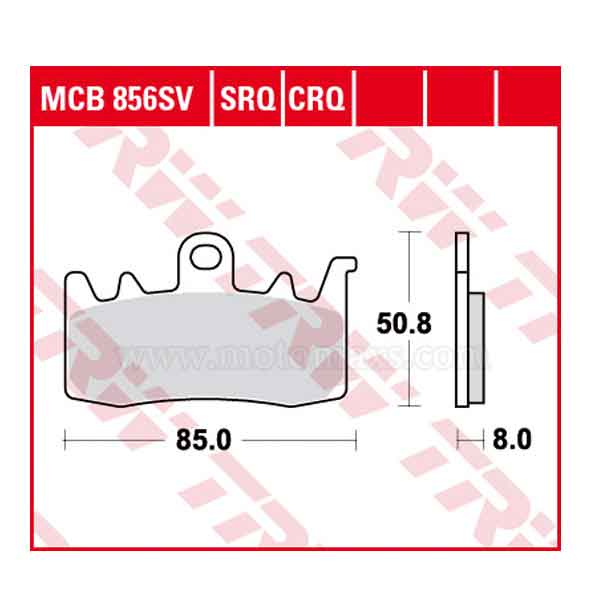 Pastillas Freno TRW MCB856SRT Sinterizada