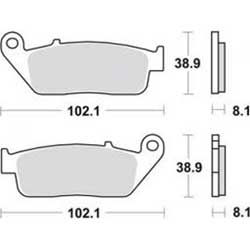 Pastillas Freno TRW MCB598SRM Sinterizada