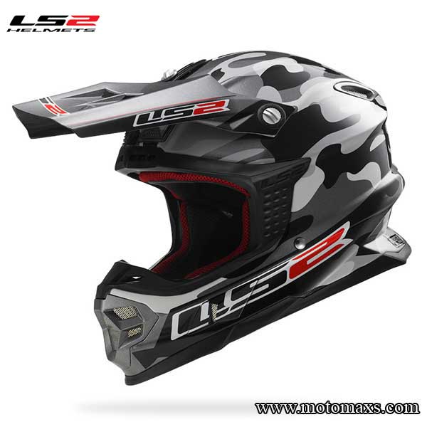 Casco Cross LS2 LIGHT DAKAR Camuflaje