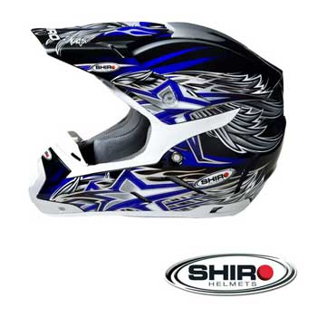 Shiro Crossover Negro Azul T-L