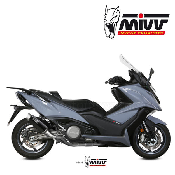 Escape MIVV "GP PRO" Slip-On (Carbono) Kymco AK-550