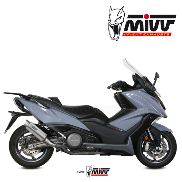 Escape MIVV "GP PRO" Slip-On (Titanio) Kymco AK-550