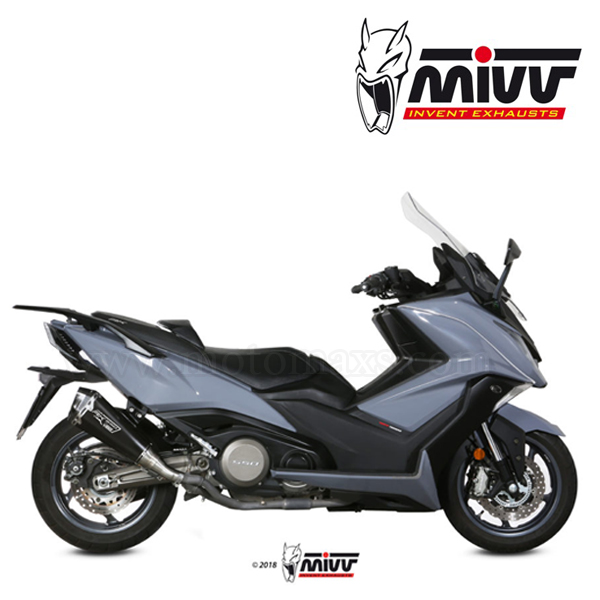 Escape MIVV "Delta Race Black" Slip-On (Acero)Kymco AK-550(HOM.)