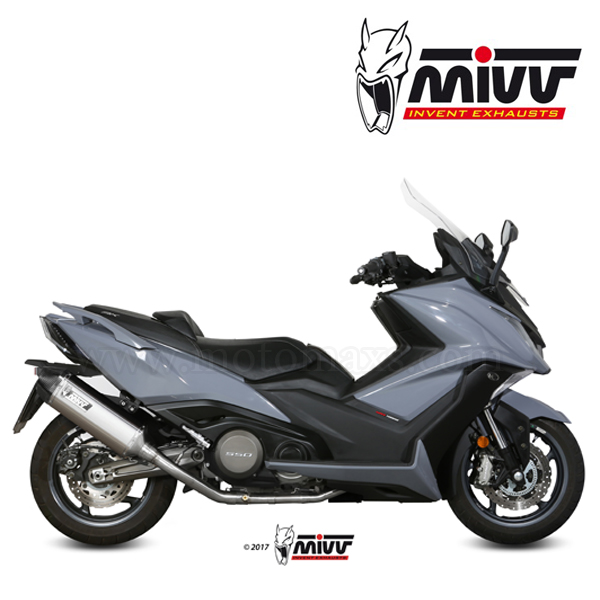 Escape Completo MIVV "Speed Edge" (Acero) Kymco AK-550 (HOM.)