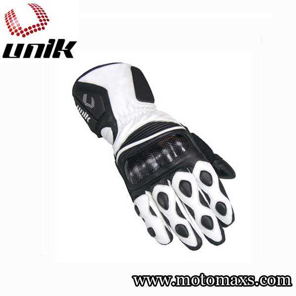 Guantes UNIK Invierno R-1 Racing Polartec Blanco