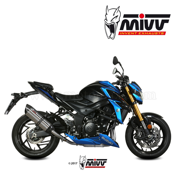 Escape MIVV "Suono" Slip-On (Acero) Suzuki GSX-S 750 (HOM.)