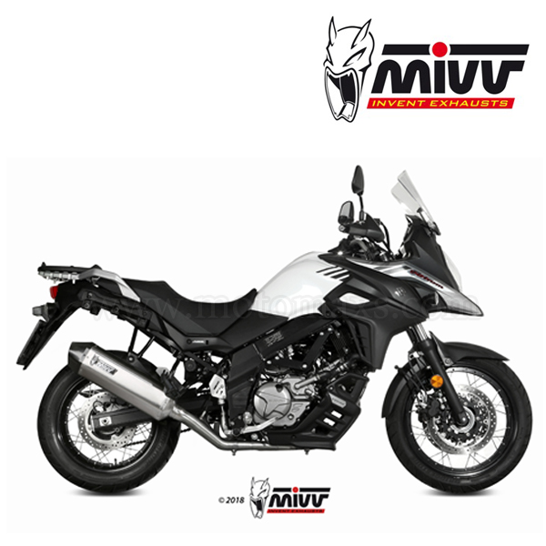 Escape MIVV "Speed Edge" Slip-On (Acero) V-STROM 650 (HOM.)