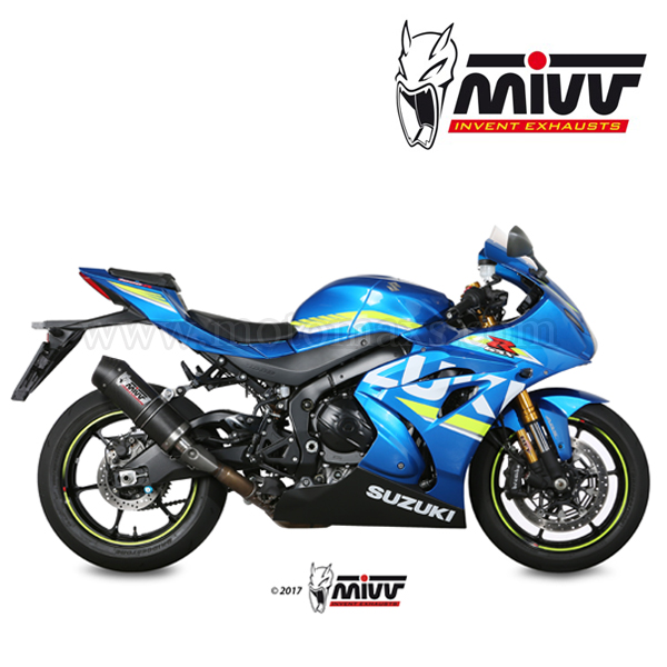 Escape MIVV "Oval" Slip-On (Carbono) Suzuki GSX-R 1000 (HOM.)