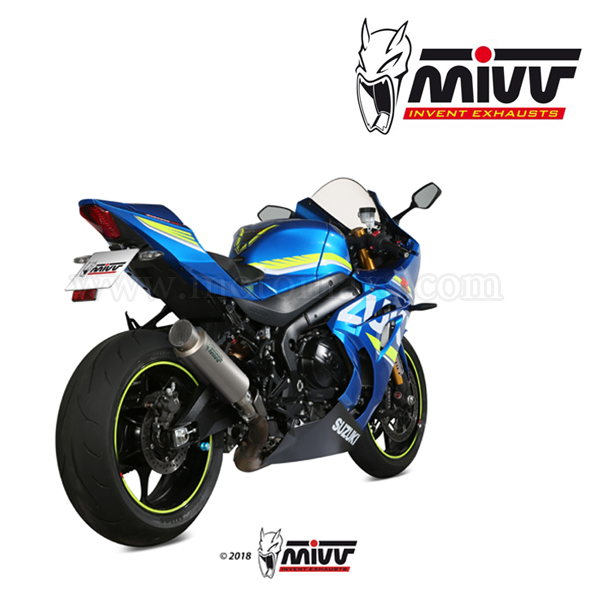 Escape MIVV "GP PRO" Slip-On (Titanio) Suzuki GSX-R 1000 (HOM.)