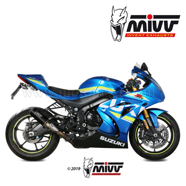 Escape MIVV "MK3 Black" Slip-On (Acero) Suzuki GSX-R 1000