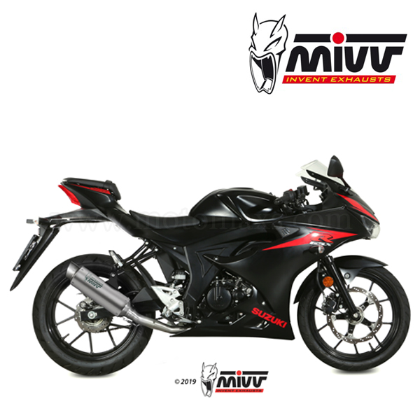 Escape Completo MIVV "GP PRO" (Titanio) Suzuki GSX-R 125