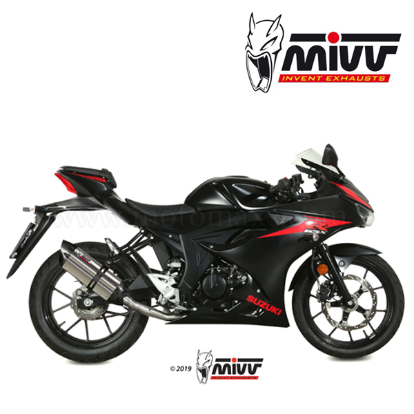 Escape Completo MIVV "Suono" (Acero) Suzuki GSX-R 125