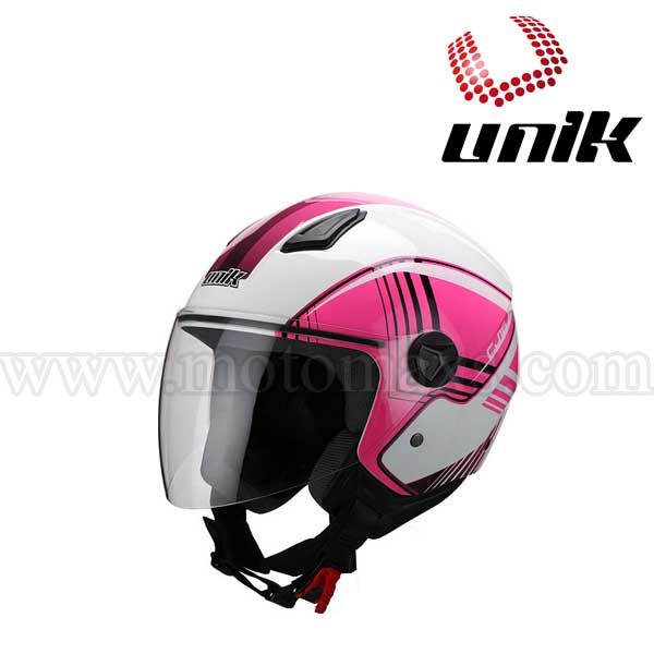 Casco Jet UNIK "CJ-16 SAME" Rosa