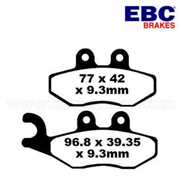Pastilla Freno EBC SFA353 Orgánica