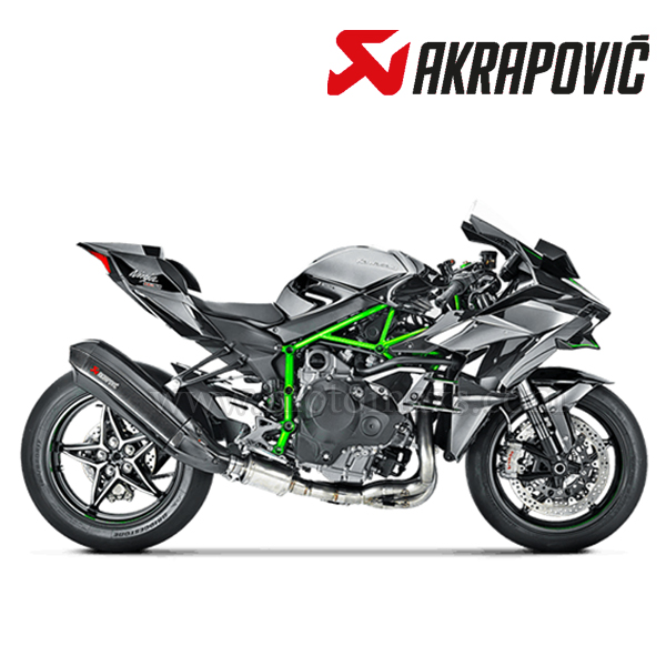 Escape Akrapovic Evolution Line (Carbono) Kawasaki Ninja H2/H2R