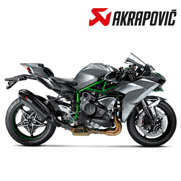 Escape Akrapovic Slip-On Line (Carbono) Kawasaki Ninja H2/H2R